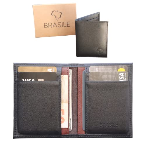 Carteira Masculina Slim Porta Cartões Cédulas (Preto)