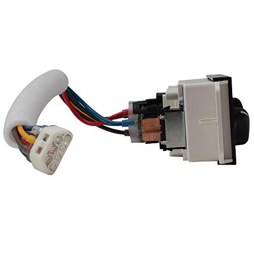 Brock Aftermarket Replacement A/C And Heater Blower Motor Control Switch Compatible With 1999-2001 Jeep Wrangler Tj #TOP4