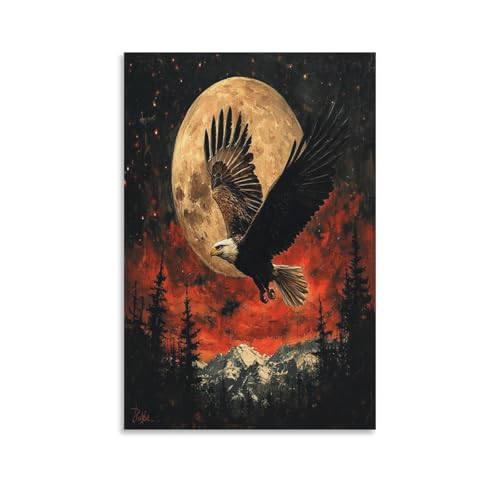 Cuadros decoracion salon de águila modernos y posters en lienzo 50x75cm