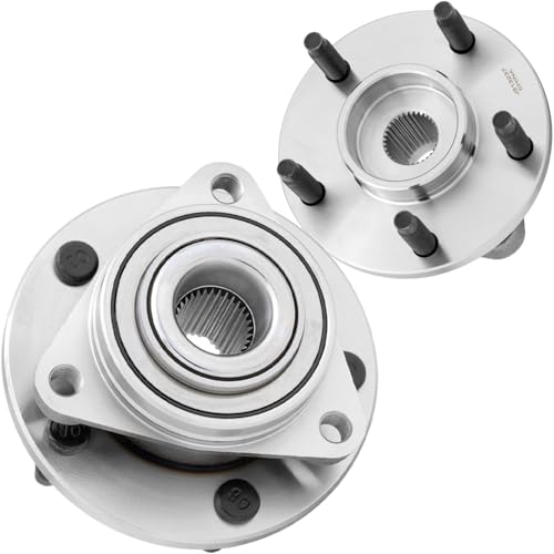 [2-Pack] 513237 - FRONT Wheel Hub Bearing Assembly Compatible With [NON-ABS ONLY] 2006 Chevrolet HHR, 2007 Chevrolet HHR [LT/LT Panel/LS], 2008 Chevrolet [LT/LT Panel/LS/LS Panel]