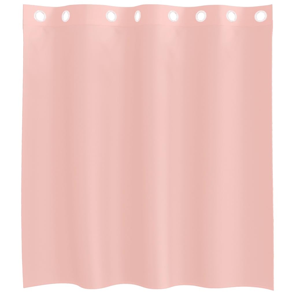 Curtains in voile con grommets, 2 pezzi, rosa, 140 x 140 cm, pannelli semitrasparenti Windows per Living Room, Bedroom, tessuto in poliestere resistente, facile da installare