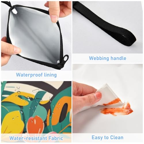 Pack de 3 Bolsas Reutilizables para Bocadillos con Flores Hawaianas miniatura 4
