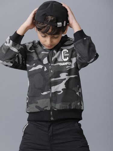 Image of Under Fourteen Only Boys Winter Jacket, Full Sleeve,Sleeveless Quilted Puffer Jacket with Front Closure, Casual Warm Jacket for Kids, Lightweight Winterwear for School, Outdoor Play and Travel