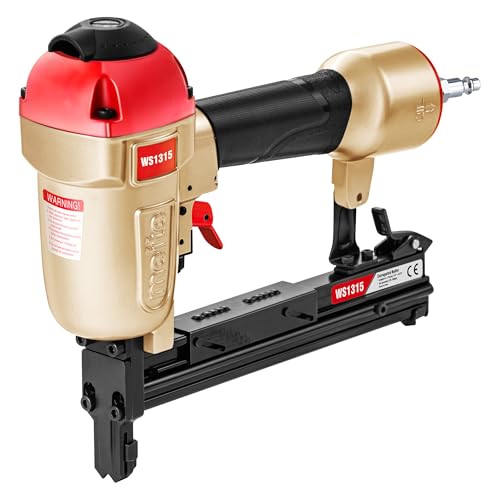 meite Corrugated Fastener Tool, 1/2-inch Crown Micro Corrugated Stapler, Accepts 1/4-inch to 5/8-inch Leg Lengths Corrugated Fasteners (Model WS1315)