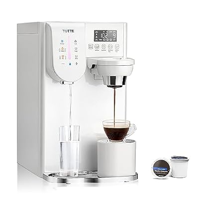 TOTTE Reverse Osmosis System Countertop Water Filter 5 Stage Purification, DOW RO Filtration, Tea & Coffee Maker Brewing Milk Powder Multifunctional 3 in 1 Water Purifier