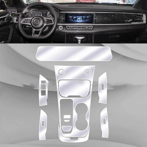 Película transparente de protección interior PPF para el tablero de piano de Forthing T5 EVO 3