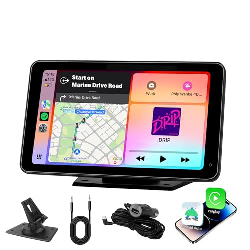 Image of Plimpton Upgraded Portable 9 inch Carplay for Android Auto Screen for Car