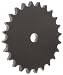 Martin Roller Chain Sprocket, Reboreable, Type A Hub, Single Strand, 100 Chain Size, 1.25