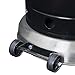 Hiland HLDS01-SSBLT 48,000 BTU Propane Patio Heater with Wheels, Large, Black