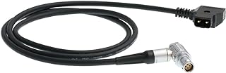 HangTon Power Cable for RED Komodo-X V-Raptor Epic/Scarlet Dragon DSMC2 Camera, D-tap Right Angle Female 6 Pin 20