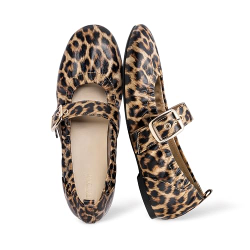 FITORY Mary Jane Shoes Ballet Flats for Women Dressy Casual Business | Ballerina Closed Toe, Comfortable, Formal, Ladies, Cute, velvet, trendy, slip on