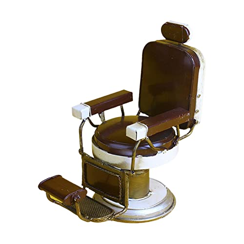 La sedia da barbiere dal design semplice e vintage si adatta a una varietà di decorazioni della stanza, aggiungendo alcune variazioni alla tua scrivania.