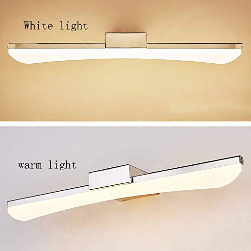 Aplique espejo baño LED de 57cm y 10w con tres tonos de luz retro 2