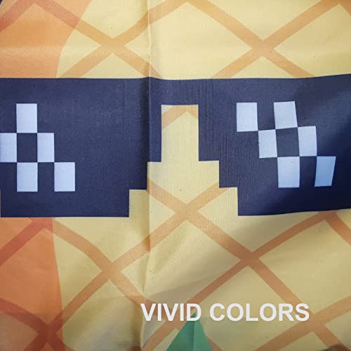 Upside Down Pineapple Flag 3X5 Ft For Outdoors, Funny Pineapple Flags For Swingers, Double Printed Plays Well With Others Flags Banner With Brass Grommets For Garden Yard Party Parade Decor (Black Glasses) #TOP3