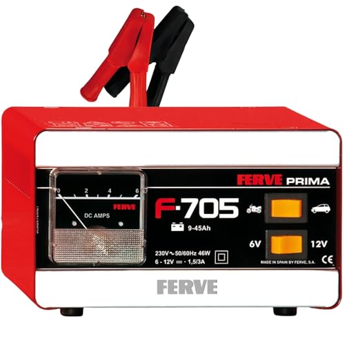 Ferve F-705 Cargador de Baterías de Plomo Ácido