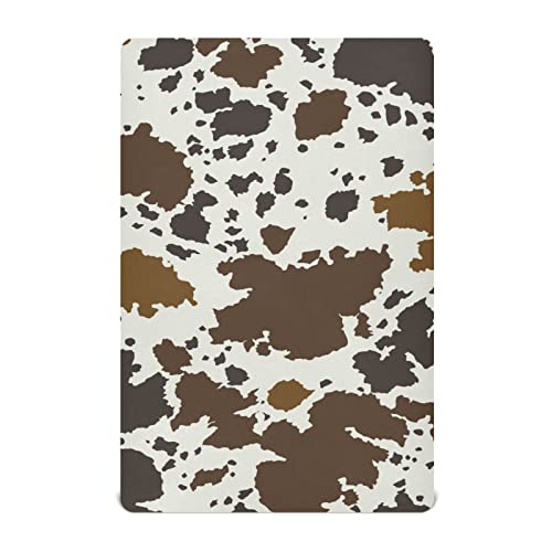 Image of Cow Print Fitted Crib Sheet for Girls and Boys,Soft Breathable Baby Sheet for Standard Size Crib Mattress 21164070
