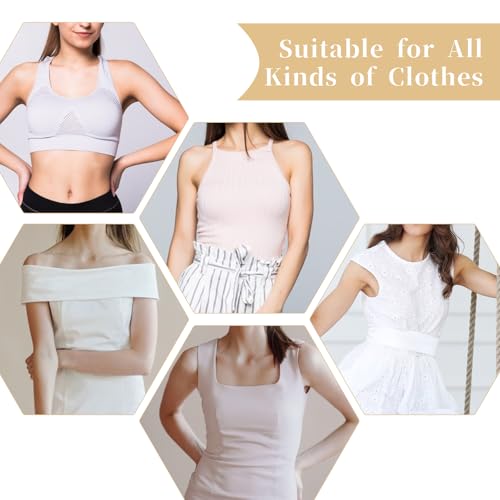 AHQiZFX Bra Strap Clips, 6 Bra Clips and Bra Straps Holder, Bra Extender, Adjustable Non Slip Bra Straps Clips for Back, Bra Accessory for Cleavage Control and Shoulder Comfort for Full Cup Size - Thumbnail 7