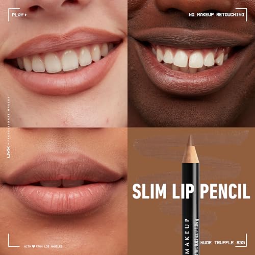 Image of NYX Slim Lip Liner Pencil - Nude Truffle - SLP 855