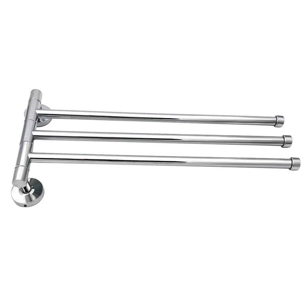 Towel Rail Stainless Steel Towel Bar Rotating Rack(B)