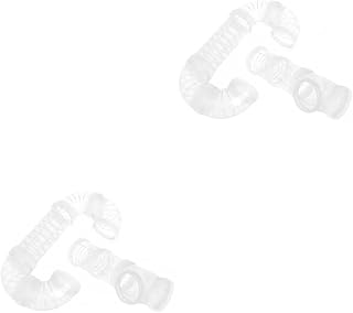 FRCOLOR 4 Peças Túneis De Hamster Acessórios De Hamster Tubo Plástico Para Animais Pequenos Tubos De Animais Túneis Acessórios De Rede Pequenos Acessórios De Gaiola De Hamster Brinquedos