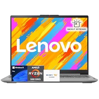 Lenovo IdeaPad Slim 3 Business Laptop con tastiera retroilluminata, display FHD IPS da 15,6", AMD Ryzen 5 5625U (supera i7-1355U), 16 GB di RAM, SSD da 2 TB, lettore di schede SD, Windows 11 Pro