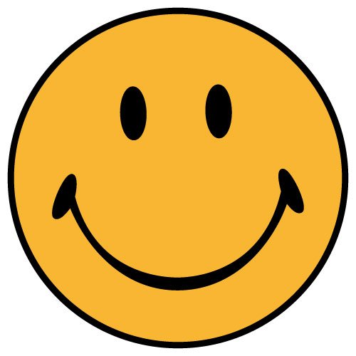 Amazon.co.jp: SMILEY スマイリー ステッカー Lサイズ 110Φ イエロー