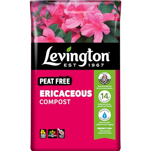 Levington PEAT FREE Ericaceous Compost 50 litre compost for acid-loving plants