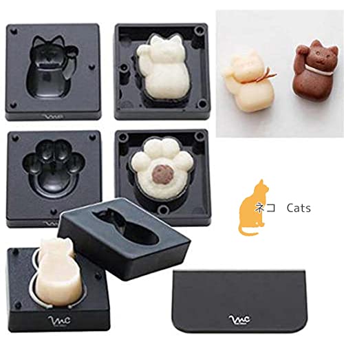 Moule à bonbons japonais Comolife à empreintes florales nettes pour wagashi fait maison