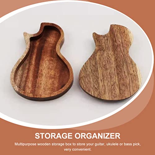 SUPVOX Boîte De Médiators en Bois Support De Médiators De Guitare Étui De Rangement De Guitare À 3 Compartiments pour… - Les Beatles, Paul McCartney, John Lennon, RIngo Starr, George Harrison SUPVOX Boîte De Médiators en Bois Support De Médiators De Guitare Étui De Rangement De Guitare À 3 Compartiments pour… – Image 7
