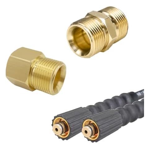 2 PCS Brass High Pressure Washer Couplers Cover