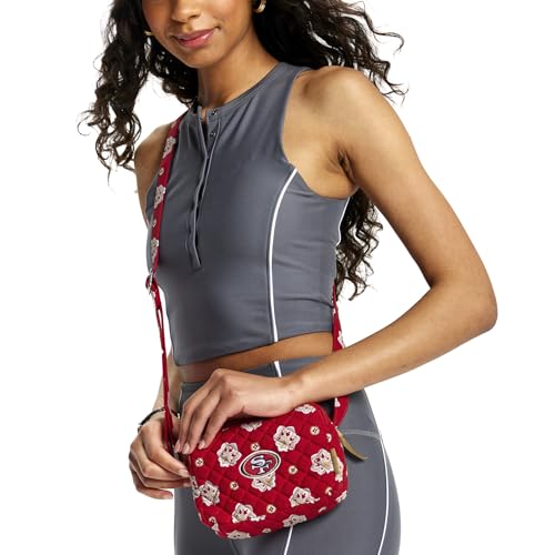 Image of Vera Bradley womens Cotton Small Stadium Crossbody Bag