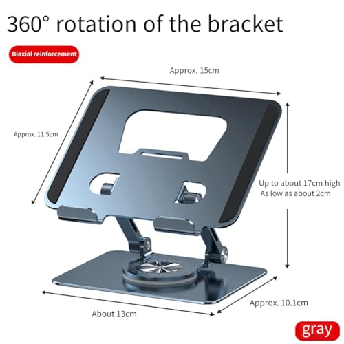 Base universal para laptop con soporte giratorio 360° ajustable miniatura 7
