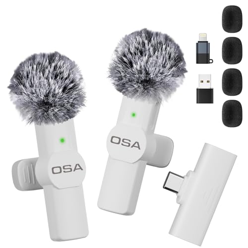 OSA Micrófono de Solapa inalámbrico USB-C para