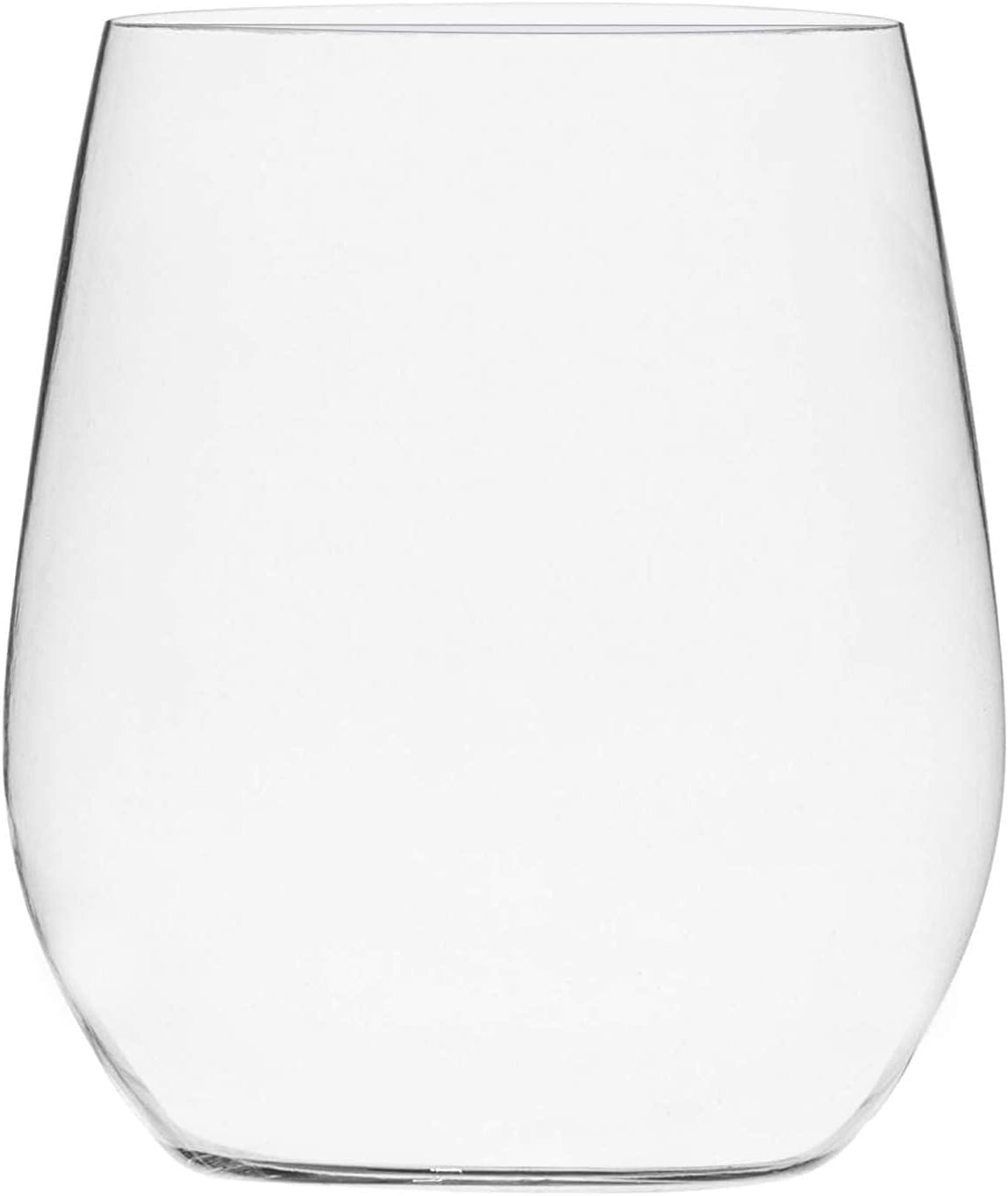 Disposable Plastic Wine Glasses, Steml Clear Shatterproof Cups,