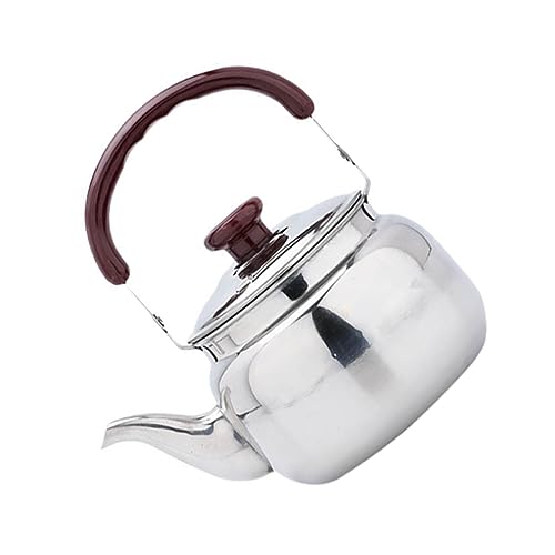 Alipis Bollitore in Acciaio Inossidabile Con Fischietto Resistenza Al Calore Per Piani Cottura a Induzione e a Gas Capacità Ampia Per Tè e Acqua Calda in Casa o Ufficio