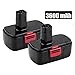 3600mAh for Craftsman 19.2 Volt Battery C3 DieHard 1323903 130279005 Cordless Drill Tools 19.2v Battery (2Packs)