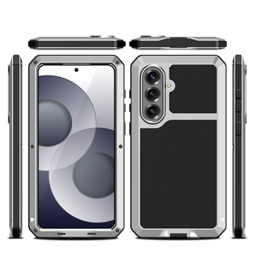 Coque Galaxy S26 Plus métal argenté antichoc. Fini les écrans brisés au quotidien.
