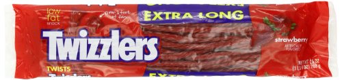 Twizzlers 20190204_OLLIES 25OZ GSU_5.07_21022 Extra Long Twists, Strawberry Flavored Licorice Candy, 25-Ounce Package cover