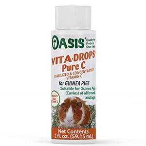 OASIS 80254 Vita Drops Pure C for Guinea Pig 2 Ounce Packaging may vary
