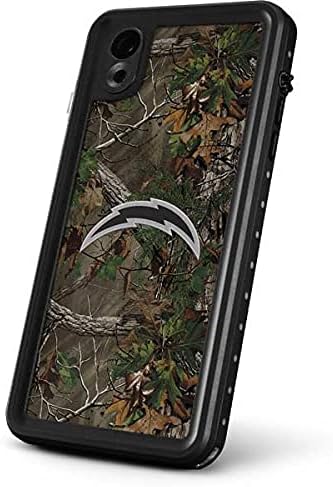 Skinit Waterproof Phone Case Compatible with iPhone XR - Officially Licensed NFL Los Angeles Chargers Realtree Xtra Green Camo Design
