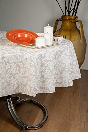 ESSE HOME -Mantel antimanchas - Rectangular-Cuadrara-Redonda-Ovale- Cinzia 133 (0-140, 17-2) Cover