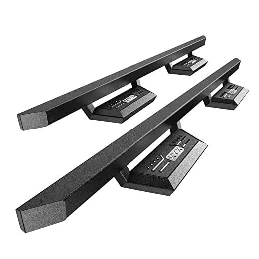 KYX 6 inches Running Boards for 2009-2018 Ram 1500/2010-2022 Ram 2500 3500 Crew Cab & 2019-2023 1500 Classic Side Steps Nerf Bars Truck Step Rails