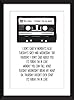 The Cure Friday I'm In Love Lyrics Unframed Print #4