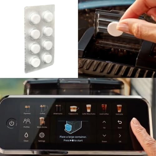AXOR OTOMATİK KAHVE MAKİNESİ TABLETi 8 Lİ 1,5 GR Kahve Makinesi temizleme tableti,kahve yağı çözücü otomatik kahve makineleri için. - Görsel 3