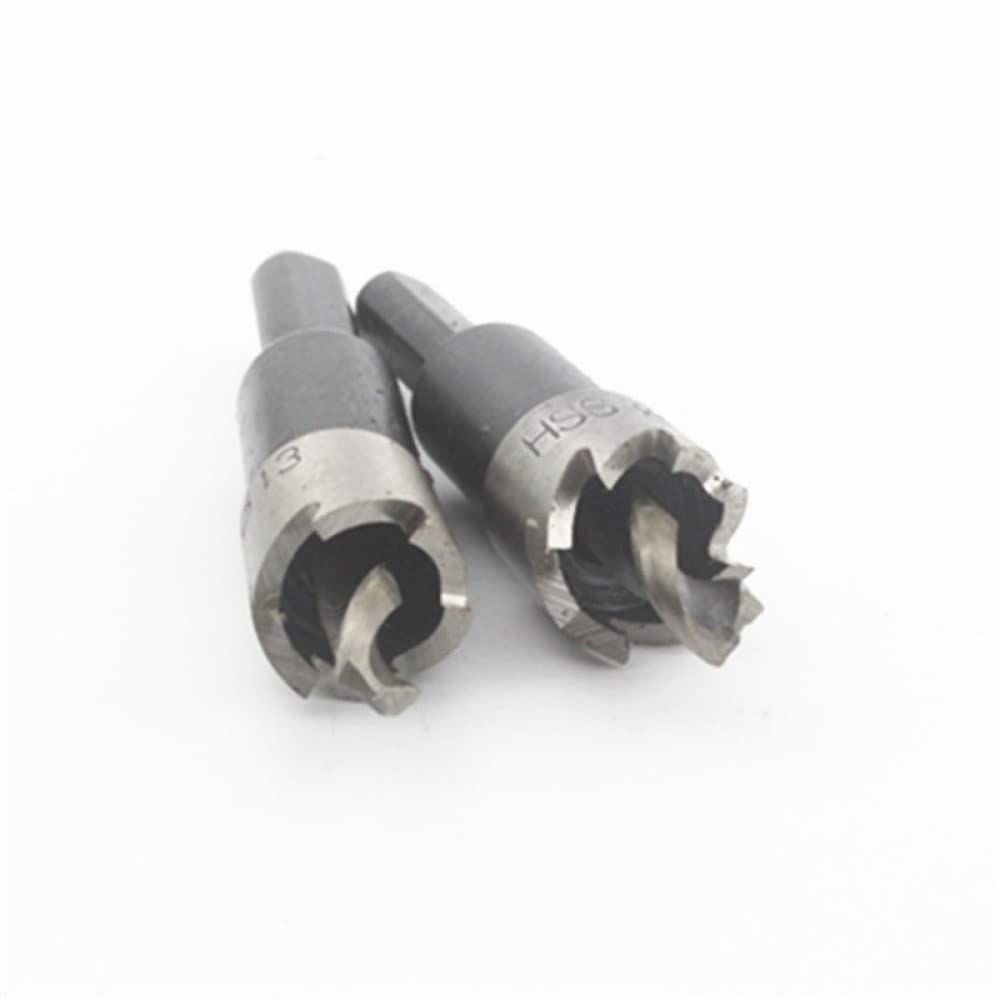 Brocas para sierra de corona HSS Brocas de núcleo de metal blando de aluminio de plástico, madera, 90 mm