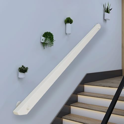 Barre de support murale en bois pour prévenir les chutes en escalier - 7