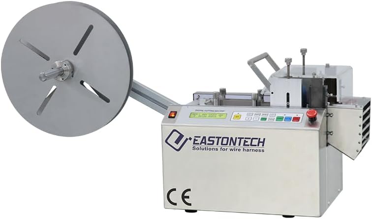 EASTONTECH EA1250 Automatic Heat Shrink Tube Cutting Machine Silicone Tubes Cutter Rubber Hoses Cutting Machine