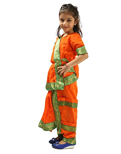 Image of Fancydresswale Bharatnatyam Dance Dress for Girls