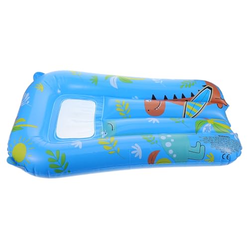 Abaodam Flotante Inflable De Los Almohadilla Flotante De Dibujos Animados Tabla De Surf Inflable Tabla De Paddle Inflable Flotador De Dibujos Animados Blue De Polivinilo