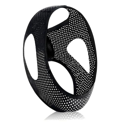 DOHUG Ensemble de Pièces Réglable Ceinture Mentonnière Anti-Ronflement,Anti-ronflement Mentonnière,Dispositifs Anti Ronflement,Solution Ronflements...
